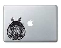 Totoro Detailed Art My Neighbor Totoro Printed Clear Vinyl Decal Sticker Compatible with Apple MacBook Pro Air 11" 12" 13" 15" All Years Laptop Trackpad Keyboard (13" MacBook (All Models))