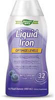 Nature's Way Liquid Mineral Supplement, Iron, Natural Berry,  16 Ounce