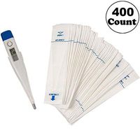 MEETCUTE 400 Count Digital Thermometer Probe Covers - Disposable Universal Electronic Oral Rectal Thermometer Covers for Health