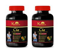 Fat Burner Supplements for Men - CLA 2500MG - Extra Strength - cla Bulk Supplements - 2 Bottles (180 Softgels)