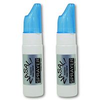 2PCS-Pack Moisturizing Nasal Sprays 70ml - Nasal Spray Bottles - Pharma-Quality Empty Nasal Pump Sprayers - 2.5oz -Snoot Cleanser- Saline Applications,Sinus Rinse Kit Dispenses for Nose Clean