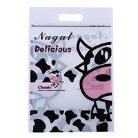 UINKE 50 Pcs Cartoon Cow Self Sealing Cello Cellophane Gift Treat Bags for Bakery, Cookies, Biscuit, Candies, Dessert, Christmas, Buddies Holiday,2#