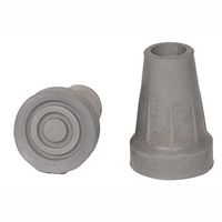 PCP Crutch Tip Replacement, Grey, Large