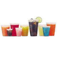 Fabri-Kal. RK Crisscross Cold Drink Cups, 3 oz, Clear (RK3)