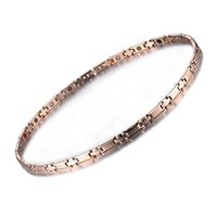 Elegant 38 Germanium Magnetic Therapy Necklace Stainless Steel Magnetic Necklace Pain Stress Relief for Neck Arthritis Migraine