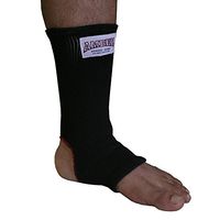 Amber Fight Gear Ankle Wraps Black/Red Large