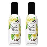 Bath and Body Works 2 Pack Vanilla Birch Room Spray 1.5 Oz.