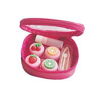 Glasses Case,Cartoon Animal Portable Contact Lens Case-H2,Without Correction