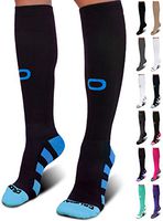 Crucial Compression Socks for Men & Women (20-30mmHg) - Best Graduated Stockings for Running, Athletic, Travel, Pregnancy, Maternity, Nurses, Medical, Shin Splints, Support, Circulation & Recovery