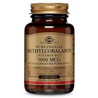 Solgar Methylcobalamin Vit.b12 Nuggets, 5000 Mcg,60 Ct(3 Bottles)