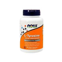 NOW Supplements, L-Tyrosine 750 mg, Supports Mental Alertness*, Neurotransmitter Support*, 90 Veg Capsules