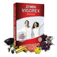 ZANDU AYURVEDIC VIGOREX 100 % HERBAL BOOSTS STAMINA ENERGY 10 CAPSULES