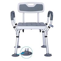 ZHAO XIN Shower Chair|Medical Tool Free Anti-Slip Bench Bathtub Stool Seat | with Durable Aluminum Legs