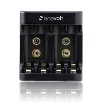 enevolt 9V AA AAA NiMH Rechargeable Batteries Charger with LED Indicator - Charger Only