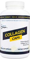 Collagen Peptide Capsules, 180 Count Bottle - Clean Collagen® - Beef Collagen, Pasture Raised, Grass Fed, Paleo, Non GMO, Kosher - Highly Soluble Protein