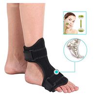 YLOVOW Ankle Support Brace, Breathable Neoprene Sleeve, Adjustable Wrap,Foot Orthosis,2 Pieces Foot Orthosis 1 Pcs Double Head Jade Roller