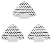 VideoPUP Replacement Triangle Microfiber Steam Pocket Mop Pads Compatible with Shark S6001W/S6001WM/S6002/S6003W/S5003A/S5003D/S3973/S3973D/S3973WM/XTP184(Pack of 3)