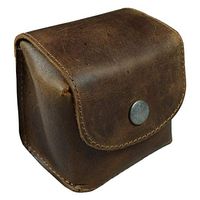Hide & Drink, Leather Essential Oils Pouch, Travel Case, Natural Aromatherapy Accessories, Handmade Includes 101 Year Warranty :: Bourbon Brown