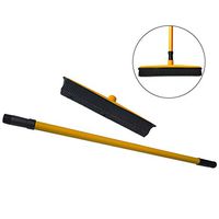 Nicknocks Pet Hair Removal Broom Rubber Broom Heads Telescoping Long Handle