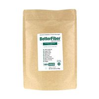 BetterFiber - Prebiotic Fiber Supplement [100% Generic Equivalent of Leading Brand] ⊘ Non-GMO ❤ Gluten-Free ☮ Vegan ✡ OU Kosher Certified - 25.6oz/760g (190 Servings)