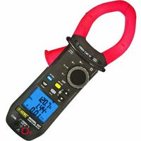 AEMC 407 True RMS Power Clamp-Meter with Recording Capability, 1,000A AC, 1,500A DC, Conductors to 48mm, Voltage, Frequency, Resistance, and Power Measurement