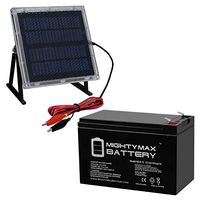 Mighty Max Battery 12V 8AH Battery for GT12080-HG; for FiOS and UPS + 12V Solar Panel Brand Product
