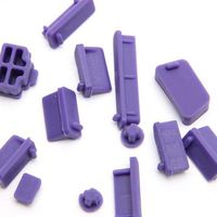 Connoworld Soft Silicone Anti Dust Port Plugs Cover Stopper for Notebook MacBook Pro Air Purple+13 MacBook Air 13 MacBook Air