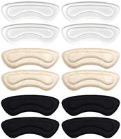 Dr. Shoesert Heel Grips for High Heels, Heel Cushion Inserts for Women and Men, Self-Adhesive Heel Protectors (3 Colors - 6 Pairs)