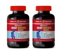 Joint Vitamins for Men - Advanced Joint Matrix Complex - glucosamine with chondroitin and msm - 2 Bottles 180 Tablets