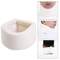 RZDJ Adjustable Foam Health Care Neck Braces Collar Dislocation Fix Cervical Pain Relief Posture Corrector Neck Supports Caring (Color : L)