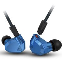 KZ ZS5 Dual Dynamic and Dual Armature 2DD+2BA Hifi In Ear Earphone (Blue without Mic)