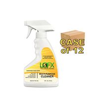 LQFX Multi Purpose Cleaner 16oz CASE of 12, Bio-Based Ingredients, Certified Non-Toxic, Food Safe, Safe Around Kids and Pets