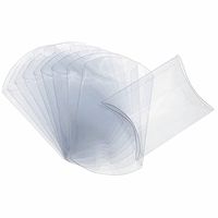 ISKYBOB 50 Pack Clear Plastic Pillow Box Mini Gift Candy Treat Transparent Packing Box Party Favors