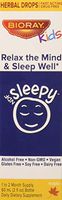 Sleep Support Herbal Supplement for Kids by Bioray | NDF Sleepy Calms the Body and Spirit, Relaxes the Mind, Decreases the Time it Takes to Fall Asleep | 2 fl oz