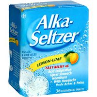 ALKA SELTZER LEMON LIME 36Tablets