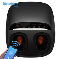 Foot Massager Machine with Heat, Etekcity Shiatsu Electric Foot Massage, App Control, Relaxation Gift for Dad/Mom/Men/Women, Deep Kneading Therapy & Air Compression for Foot Pain Relief, Size 12