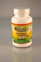Policosanol + Coq10. Made in USA - 60 Capsules