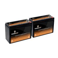Rechargeable 12V 10AH SLA Battery - Replaces HGL10-12 CB10-12 - 2PK
