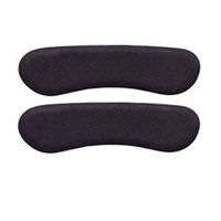 4 Pairs Soft Heel Cushions Padded Heel Liners Heel Grips for Ladies Black