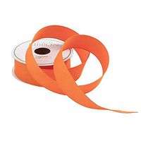 Caspari 1 Inch Wide Orange Grosgrain Ribbon - Three 24 Ft. Spools