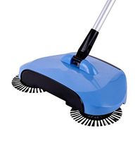 Dust Brooms Fabal New Arrival 360 Rotary Home Use Magic Manual Telescopic Floor Dust Sweeper Automatic Brooms (Blue)