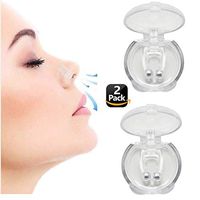 New Snoring Solution Magnetic Anti Snore Nose Clip Silicone Snore Stopper Comfortable Professional Anti Snoring Devices-2Pack