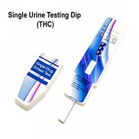 Marijuana THC Single Panel Drug Test. Pack of 5 Units, FDA Cleared, Highest Cut Off Level 50 NG/ML