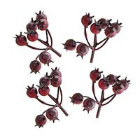 Riverbyland 2" Gift Wrapping Berry Picks Purple 12 PCS