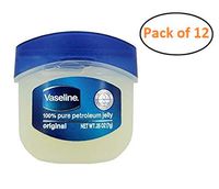 Vaseline Pocket Size 100% Pure Petroleum Jelly Original .25 Ounce Pack of 12