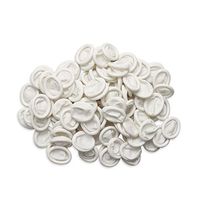 600 Pcs Durable Latex Finger Cots Disposable Anti-Slip Fingertips Protective Anti-Static Rubber Finger Cover, Medium