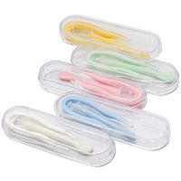 10 Sets Travel Portable Contact Lens Stick Tool Case Set Lenses Tweezers and Suction Stick for Lens Inserter Remover(Random Color)