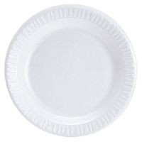 Dart 7PWC, 7-Inch Concorde White Non-Laminated Foam Plate, Take Out Catering Disposable Plates (50)