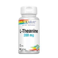 Solaray L-Theanine Supplement, 200 mg, 90 Count