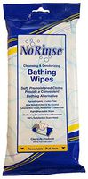 No-Rinse Bathing Wipes by Cleanlife Products (8 Pack), Premoistened and Aloe Vera Enriched for Maximum Cleansing and Deodorizing - Microwaveable, Hypoallergenic and Latex-Free (8 Wipes)